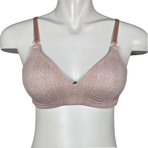 Warner's Women's Cloud 9 Wire-Free Contour Bra Leopard Tan 36B